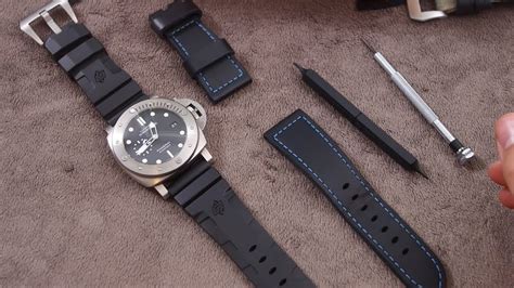 panerai buckle thumnail double screwed|How to Change the Strap & Buckle of your Panerai Watch.